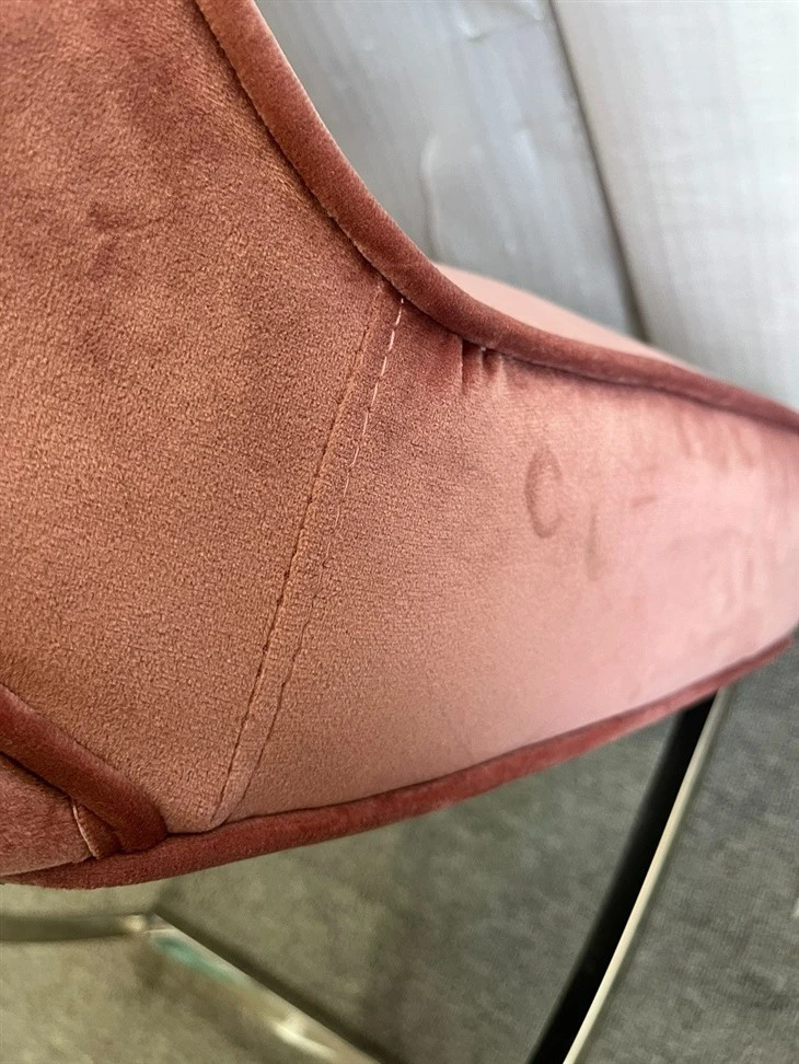 Pink Velvet Chair