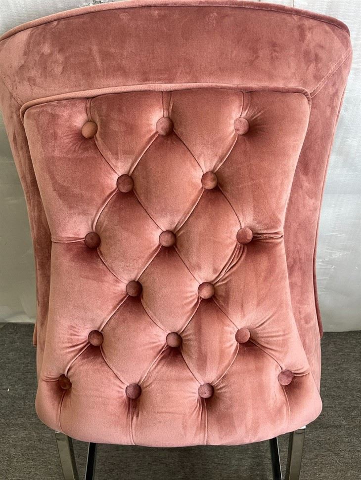 Pink Velvet Chair