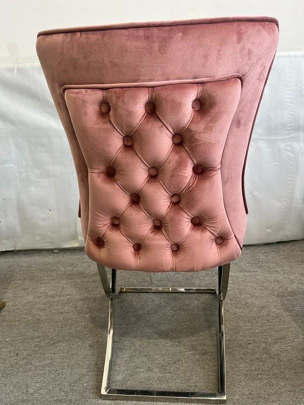 Pink Velvet Chair